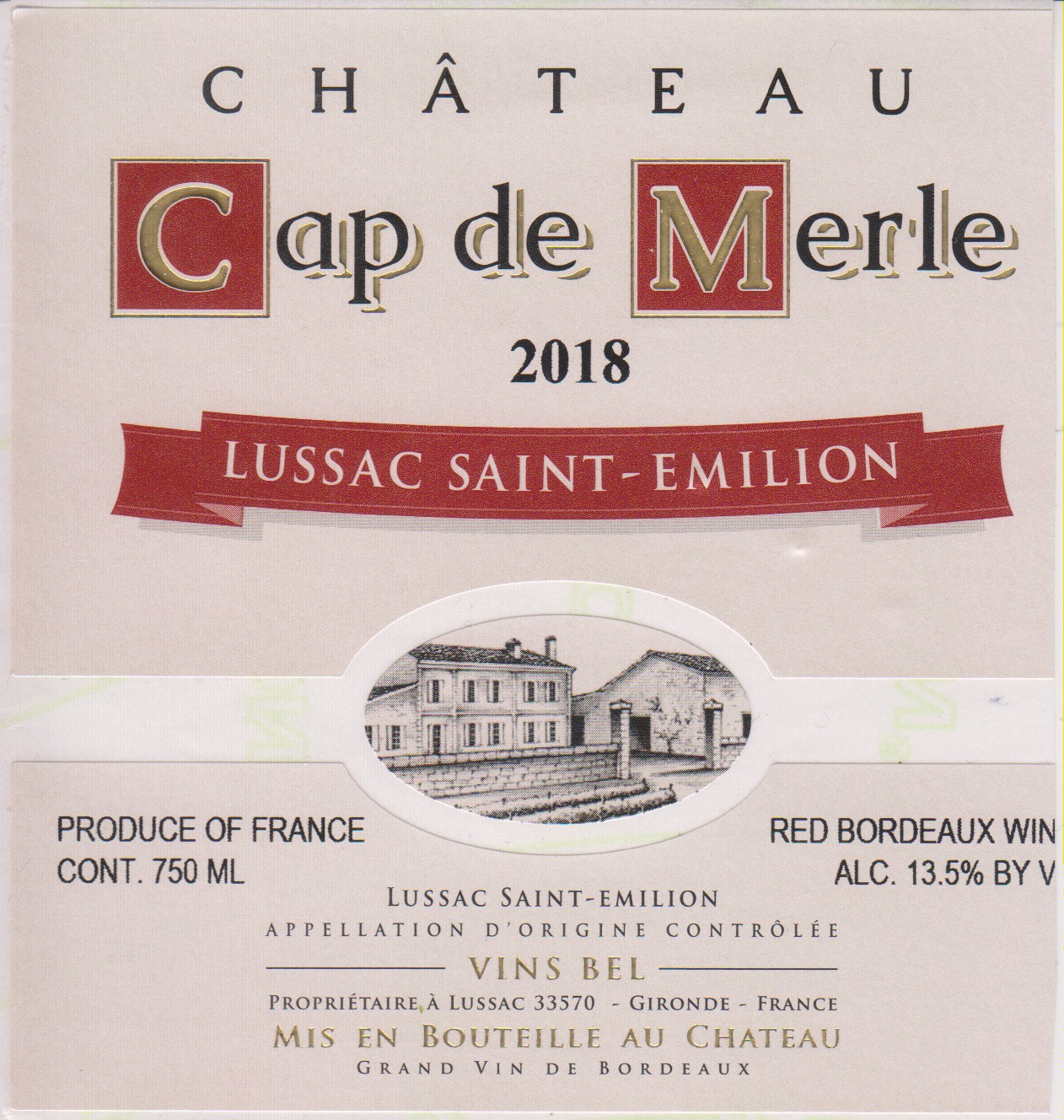 Chateau Cap De Merle Rhsight